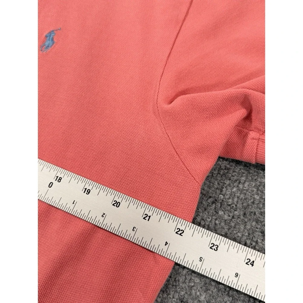 Polo Ralph Lauren Classic Fit Men's L Pink Short Sleeve Solid Logo Polo Shirt
